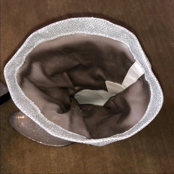 Stewart Weitzman Sexy Silver Slouch Boots 6 NEW - Picture 7 of 8